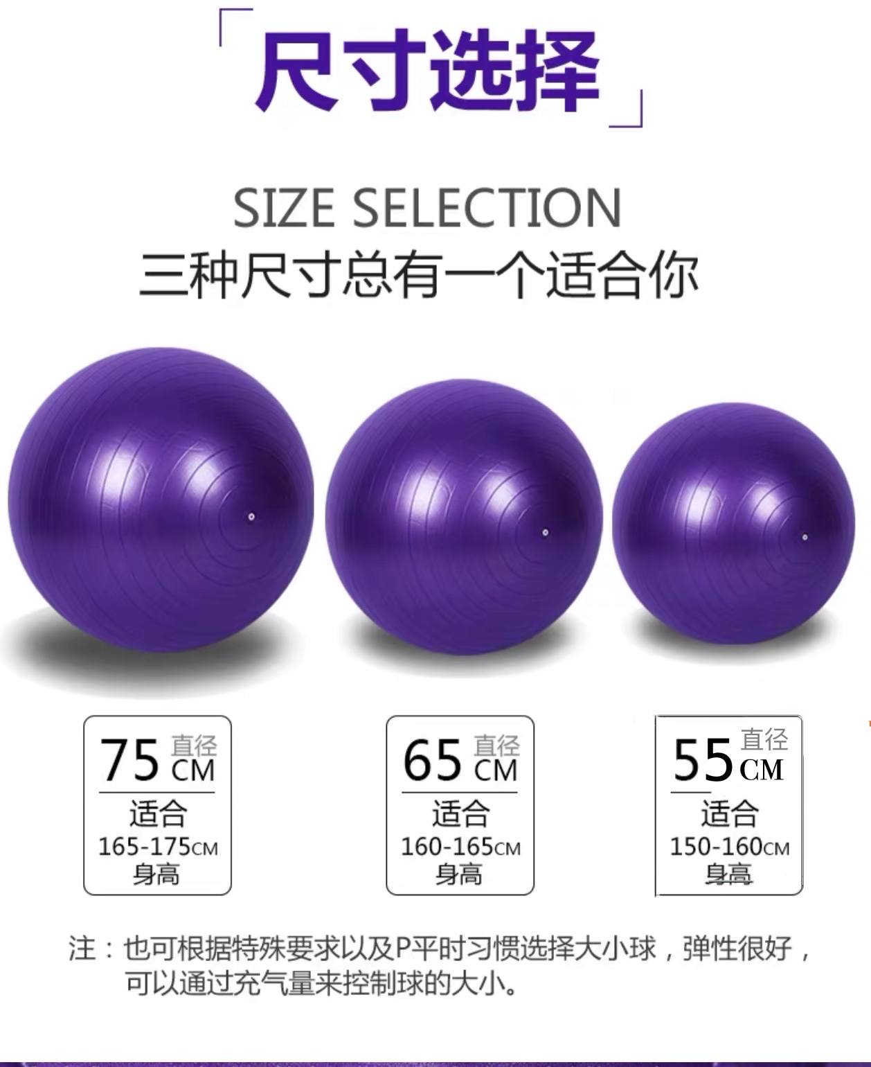 瑜伽球实物图