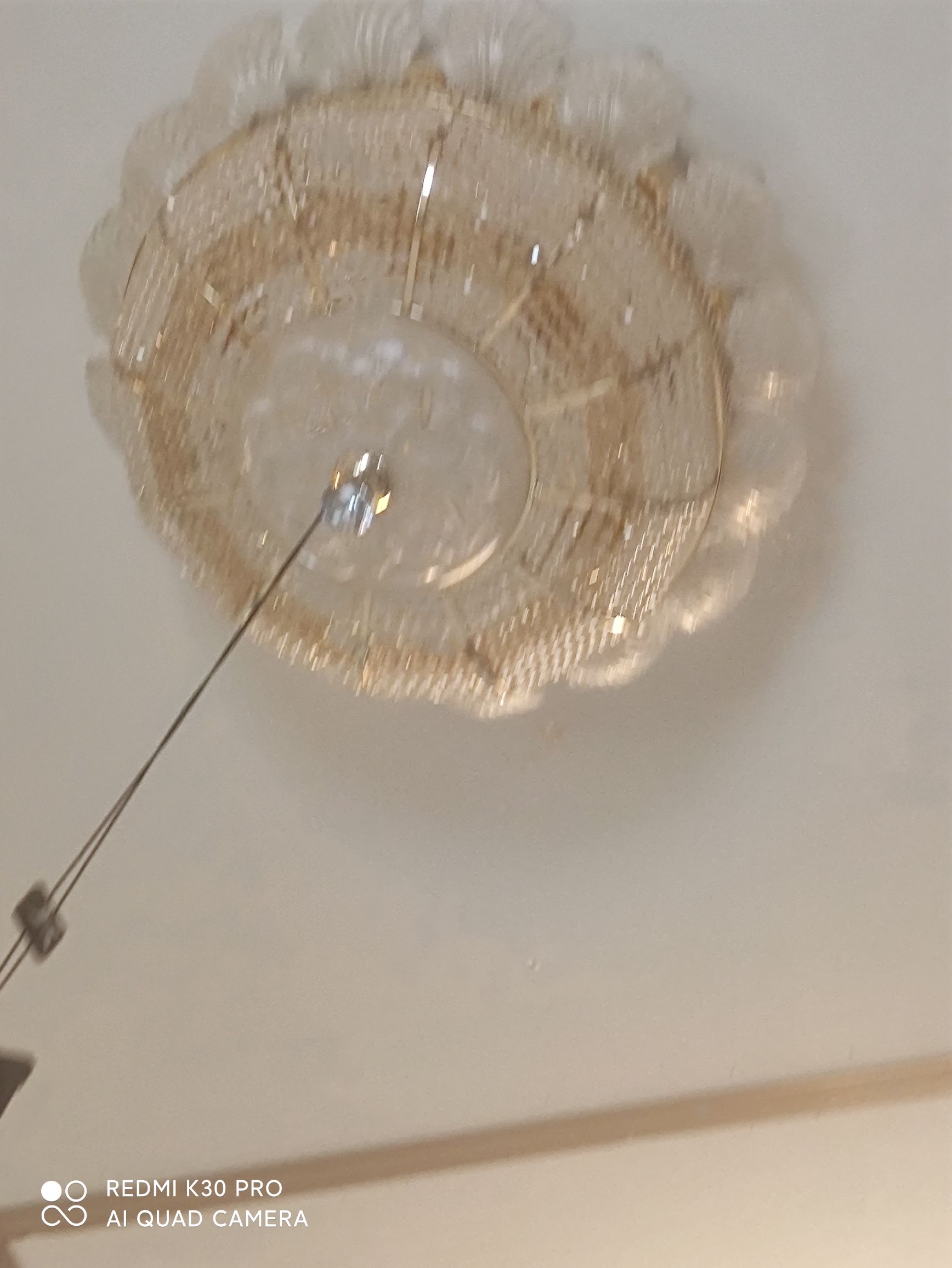 Crystal chandelier 89077, size 400 details Picture