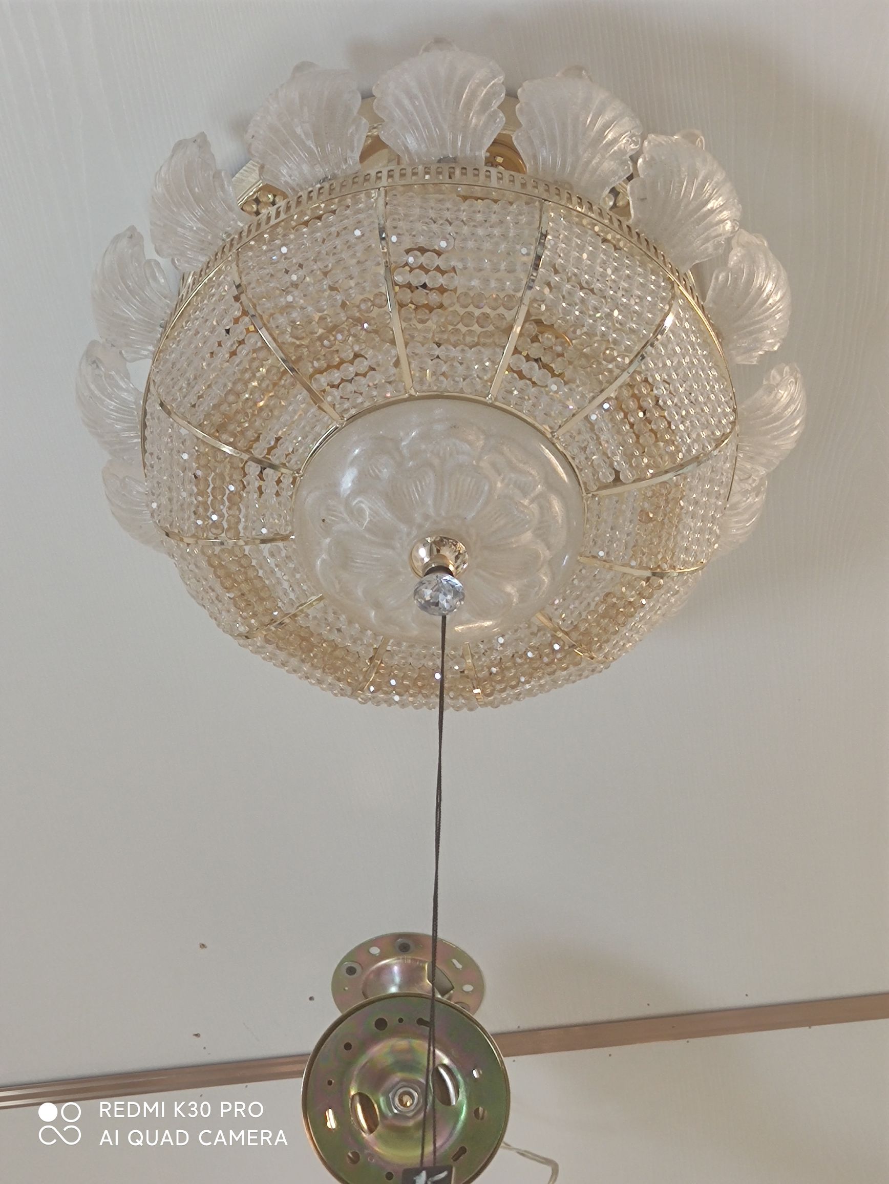 Crystal chandelier 89077, size 400 Specification image