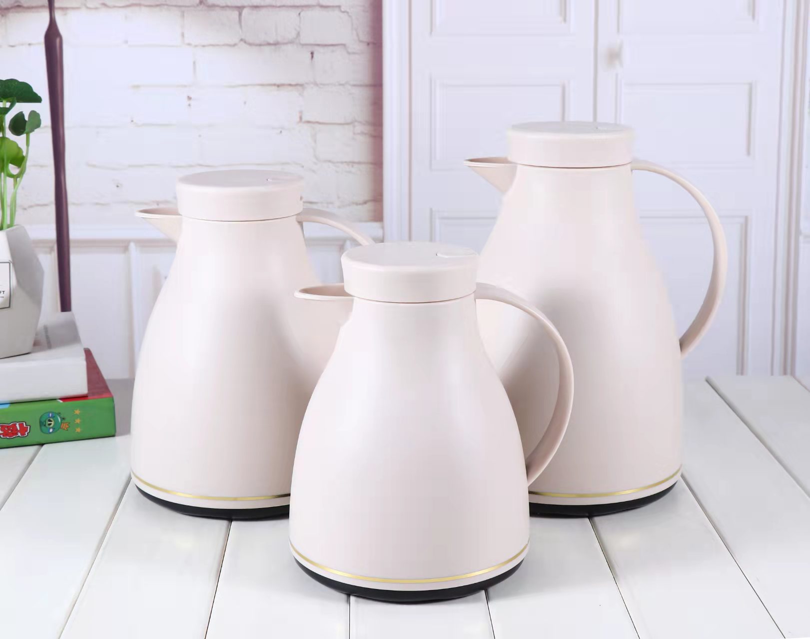 New Yc-32150 Frosted Feel Asbestos Free Glass Inner Container Coffee Pot 1500Ml Large Capacity undefined