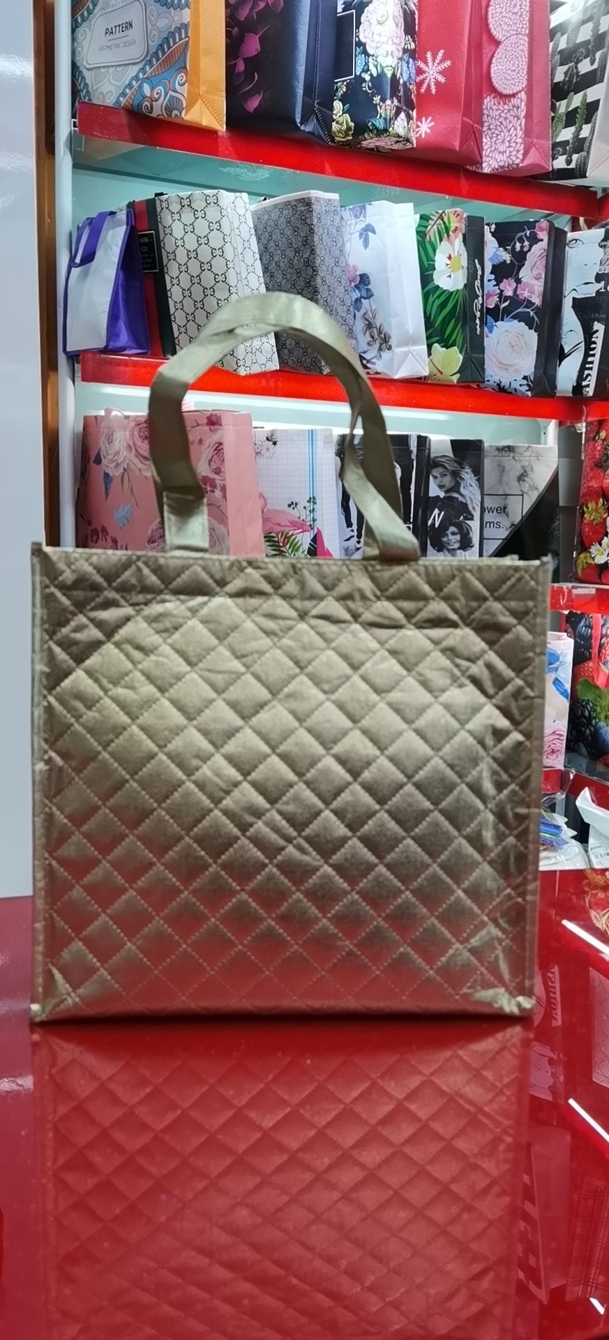 Non-woven fabric shopping bags, advertising bags with printed logos, environmentally friendly, PP woven bags, supermarket shopping bags details Picture