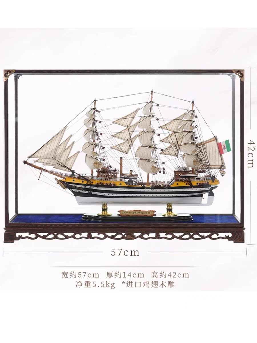 木制帆船/豪华礼物/酒店别墅细节图