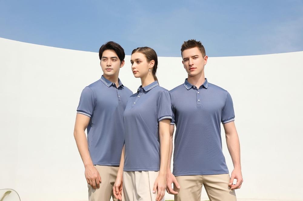 夏季短袖工作服定制logo厂服工衣T男女翻领t恤polo衫订做刺绣印字