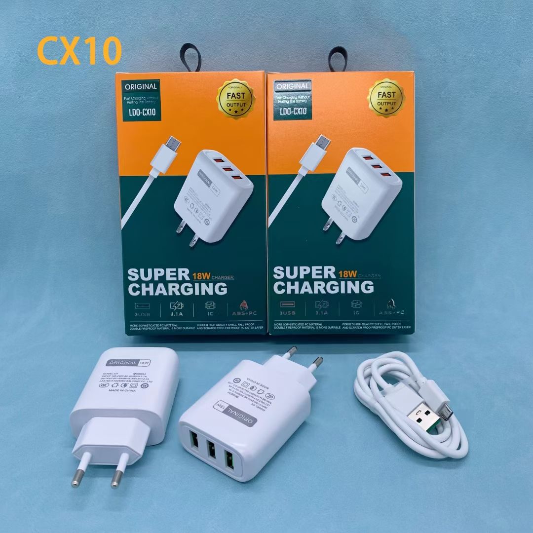 This multi-functional 3USB mobile phone charger is compatible with various mobile phones such as Apple, Huawei, VIVO, etc. for 2A Application Scenario