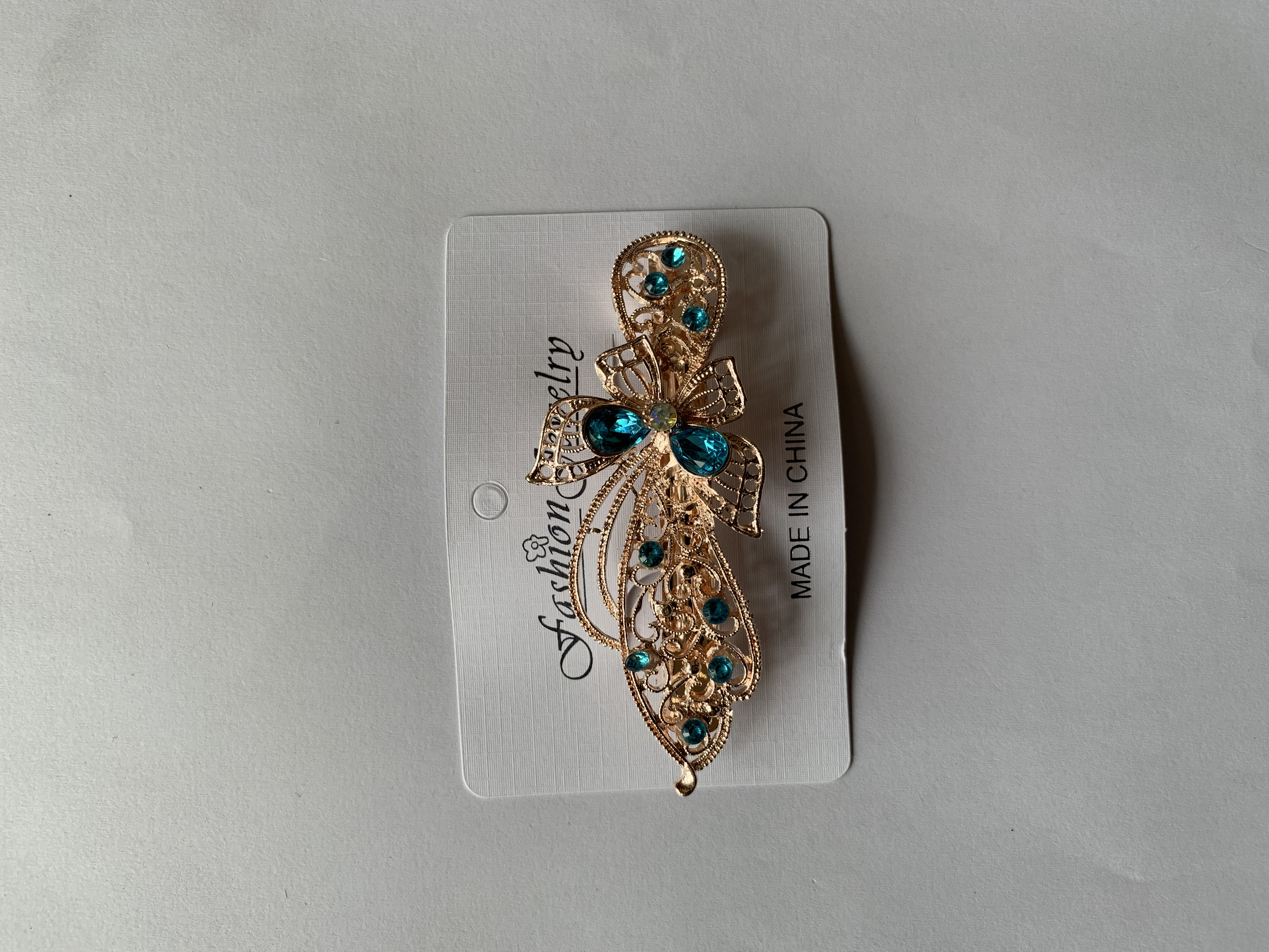 Popular and versatile accessories: Hair clips, hairpins, headwear series, gold-plated alloy material, spring clips, gold love accessories 3036-17 Specification image