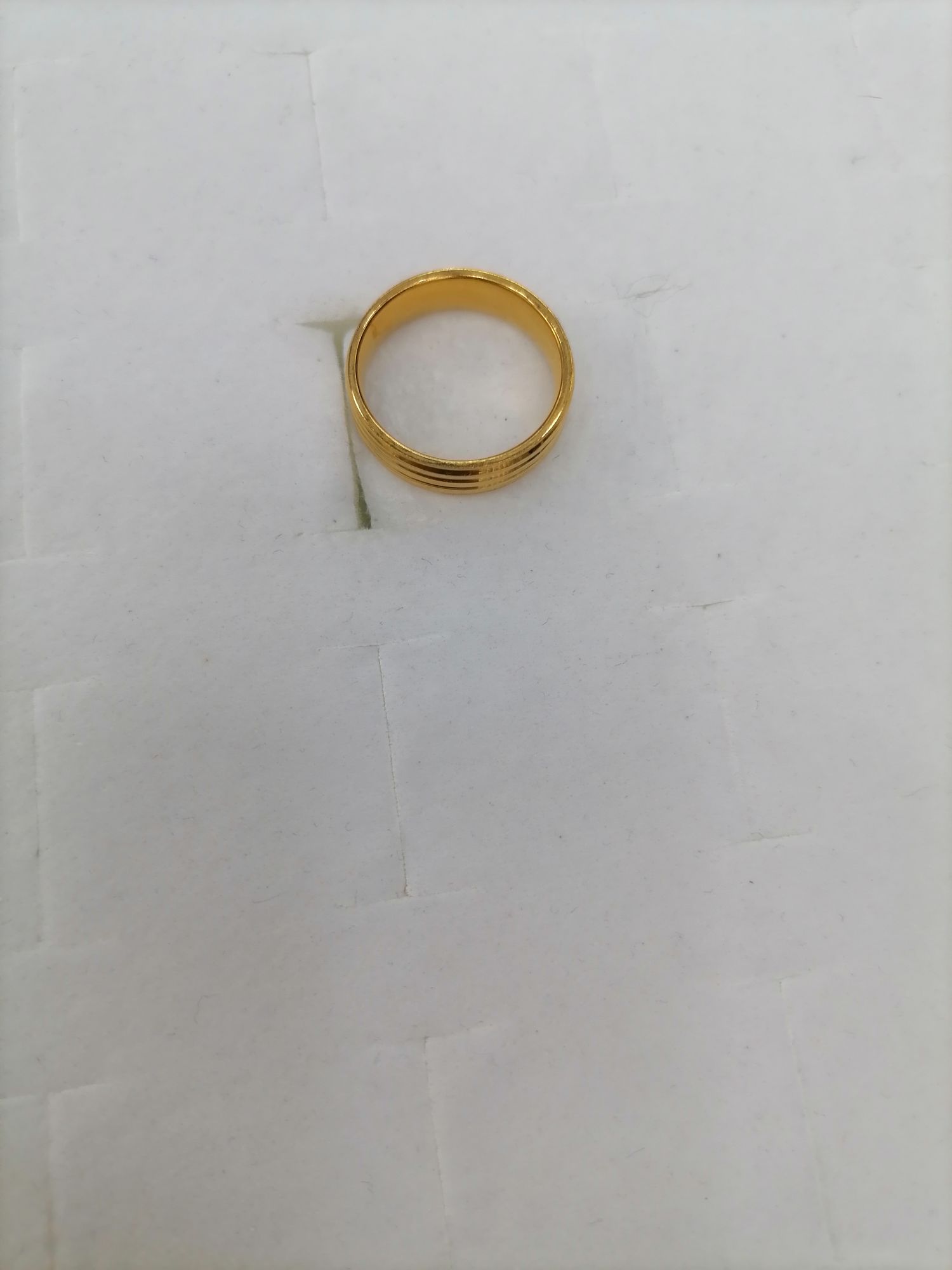 Titanium steel golden printed thread double 2 outer ring Specification image