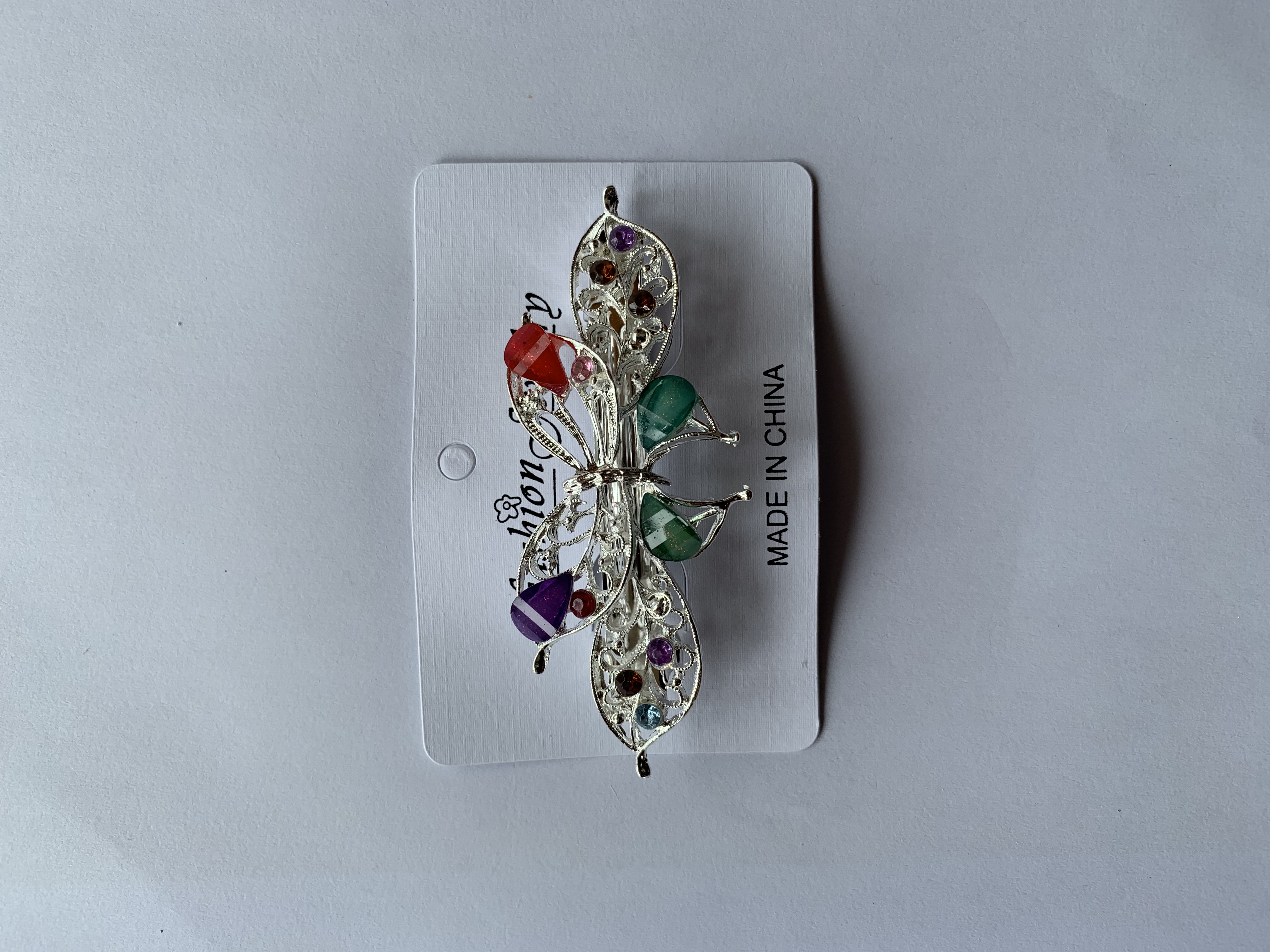 Popular and versatile accessories: Hair clips, hairpins, and headwear series. Silver-plated alloy spring clips 3. Gold Love Accessories 3036-5 details Picture