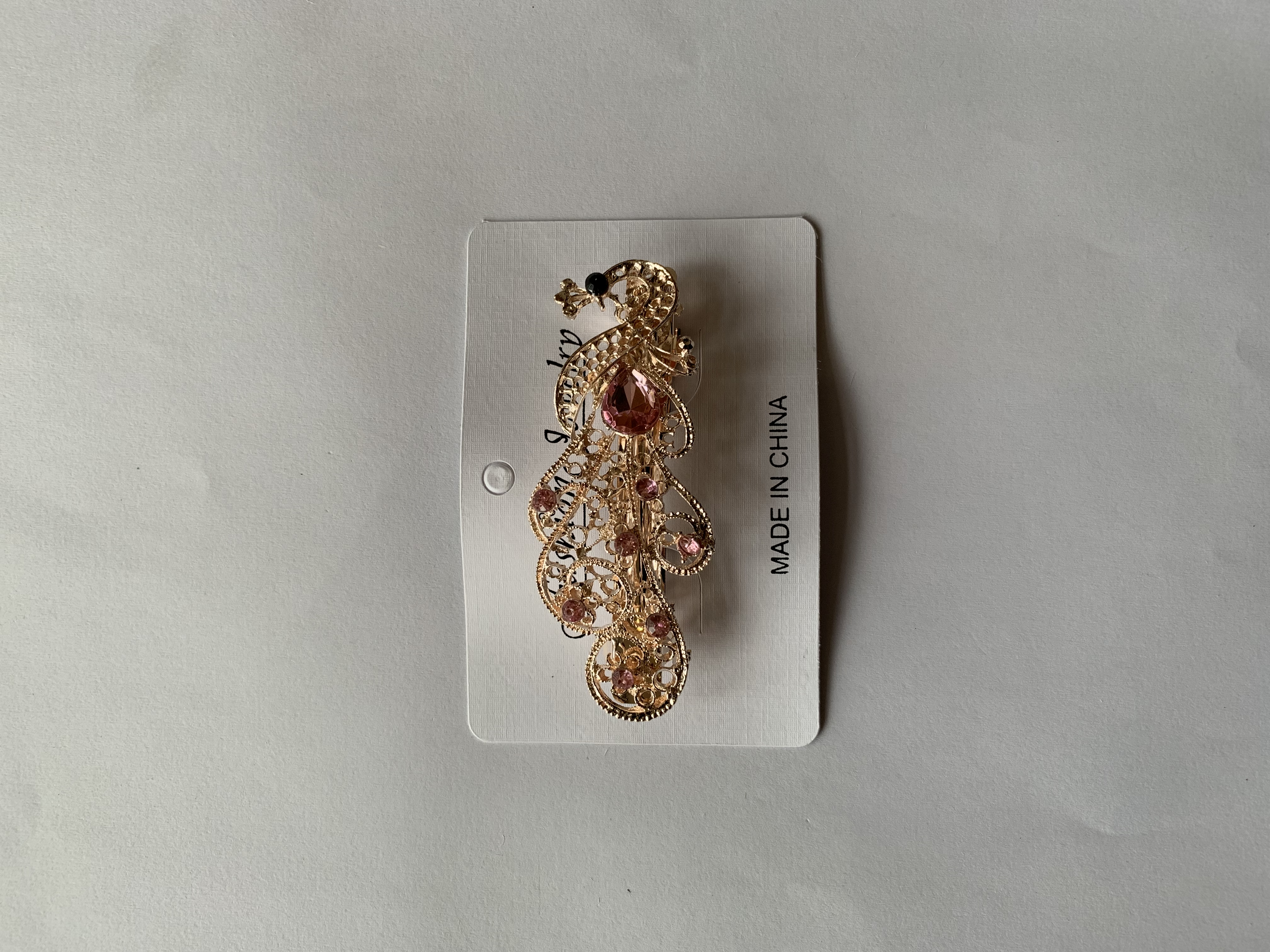 镀银/发夹/合金产品图