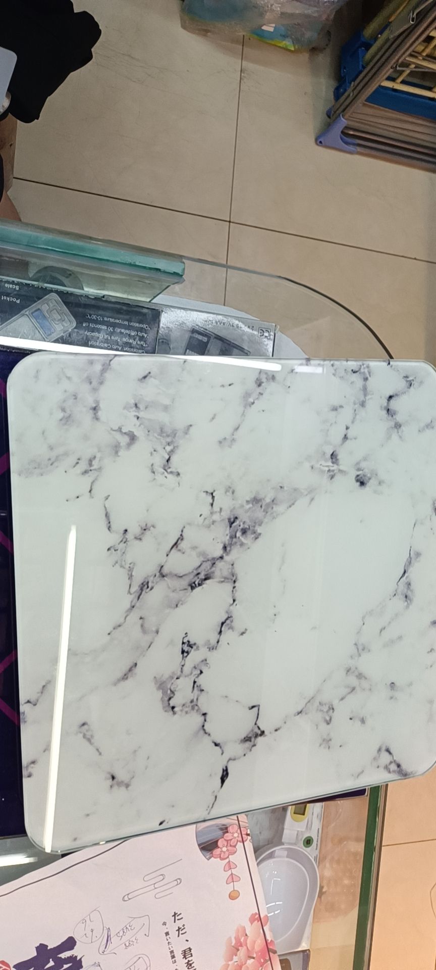 大理石纹人体秤............/