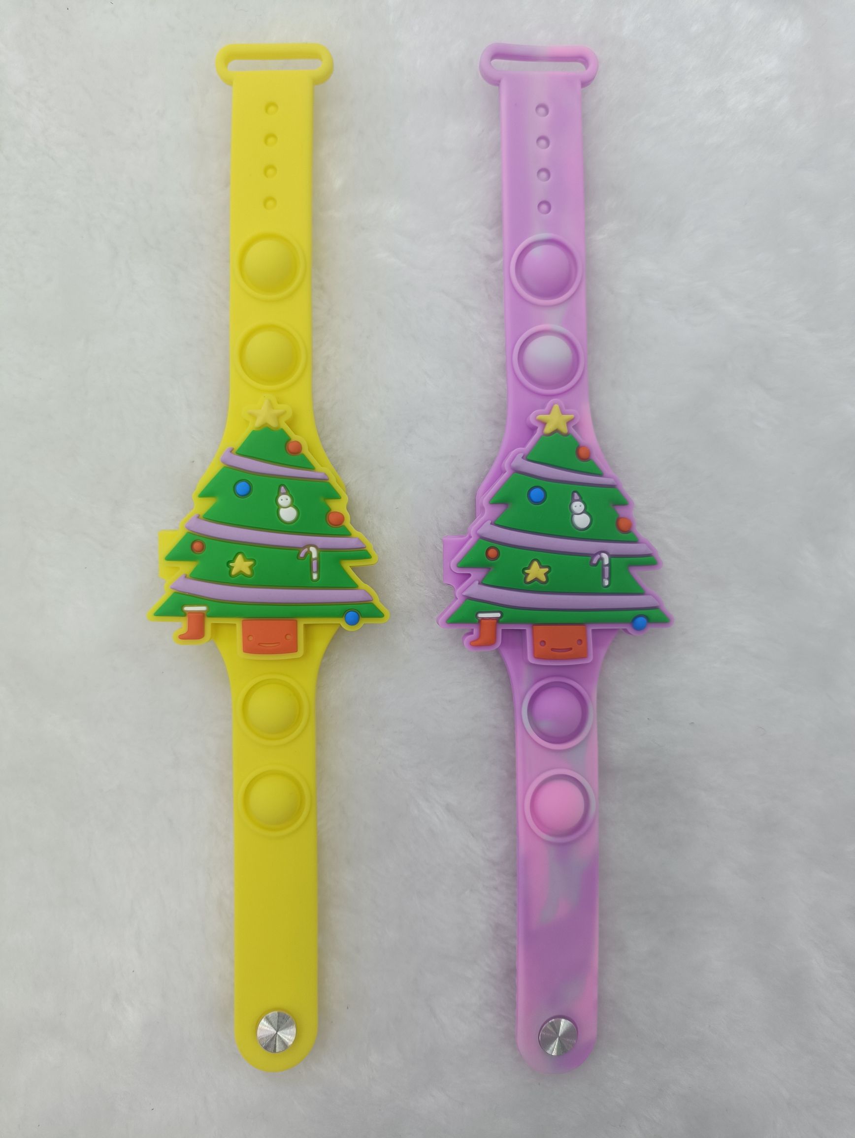 厂家批发儿童硅胶卡通手表圣诞树翻盖LED电子手表儿童玩具灭鼠表 详情图4