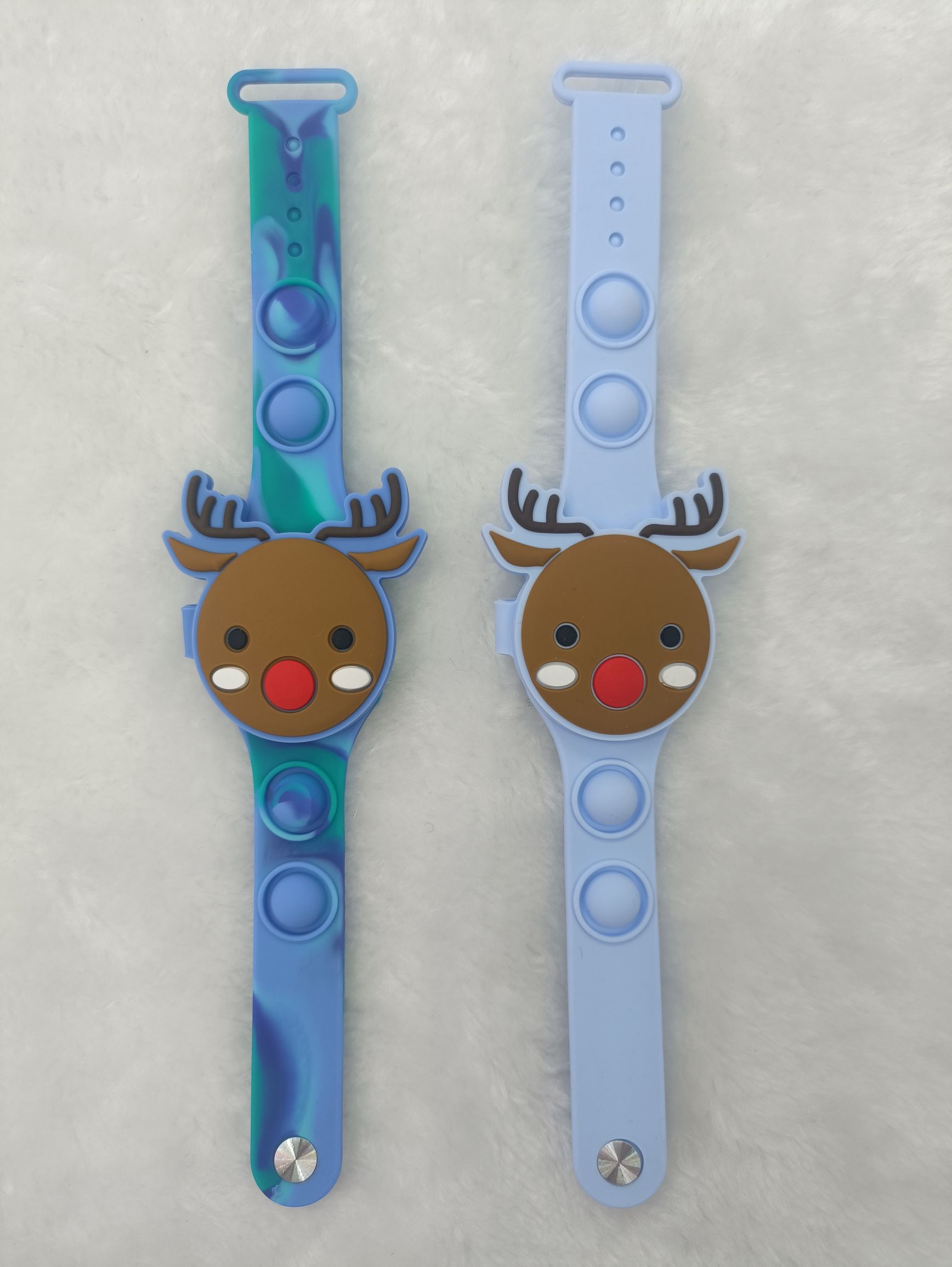 厂家批发儿童硅胶卡通手表圣诞树翻盖LED电子手表儿童玩具灭鼠表 详情图6