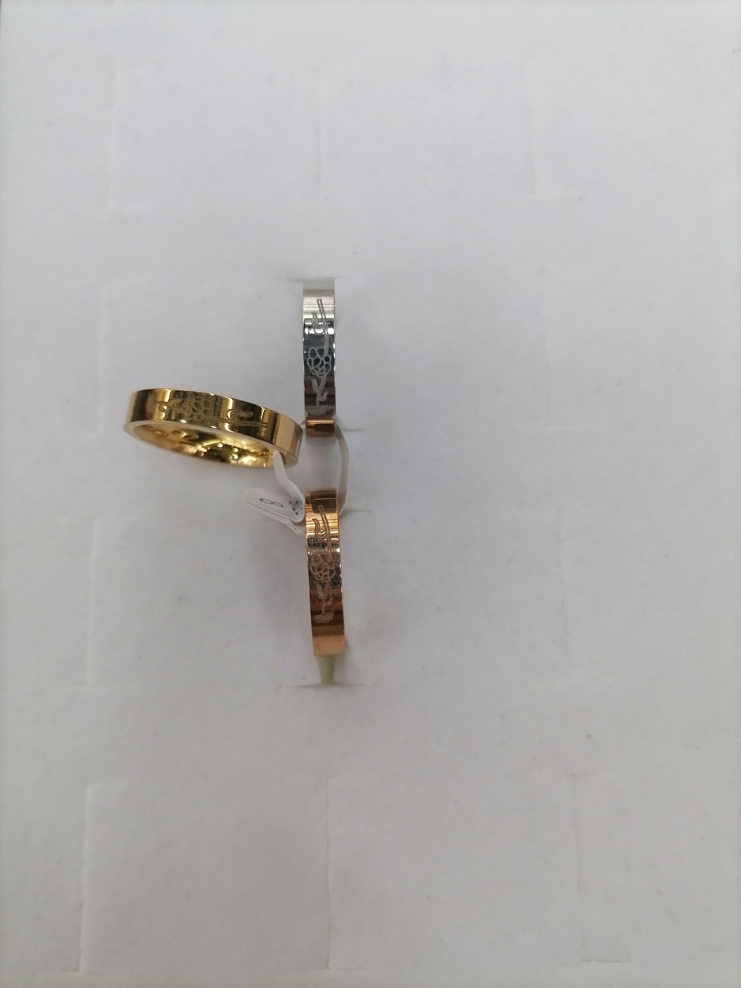 钛钢玫瑰花戒指，有金，银，玫瑰金3色