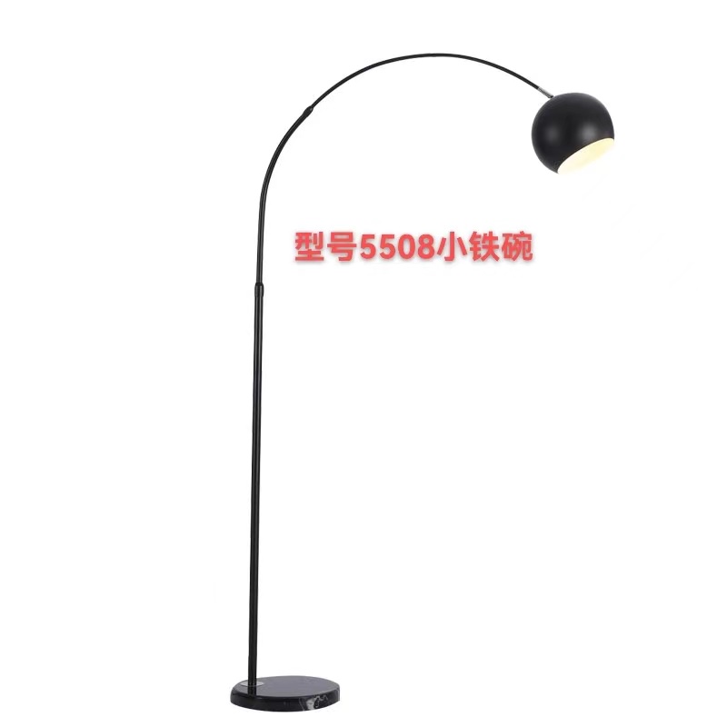Black modern floor lamp with drawer table Application Scenario