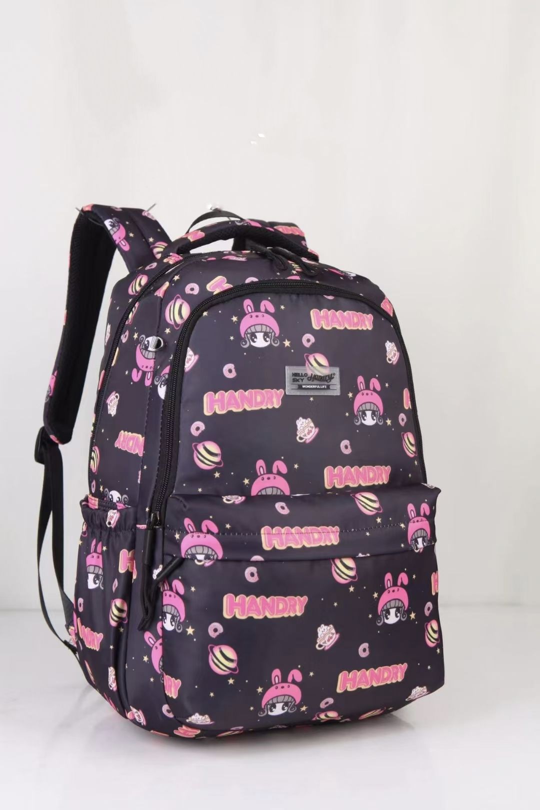 Hengdeli Student Schoolbag Primary School Junior High School Backpack Large Capacity Lightweight Bag Item Picture