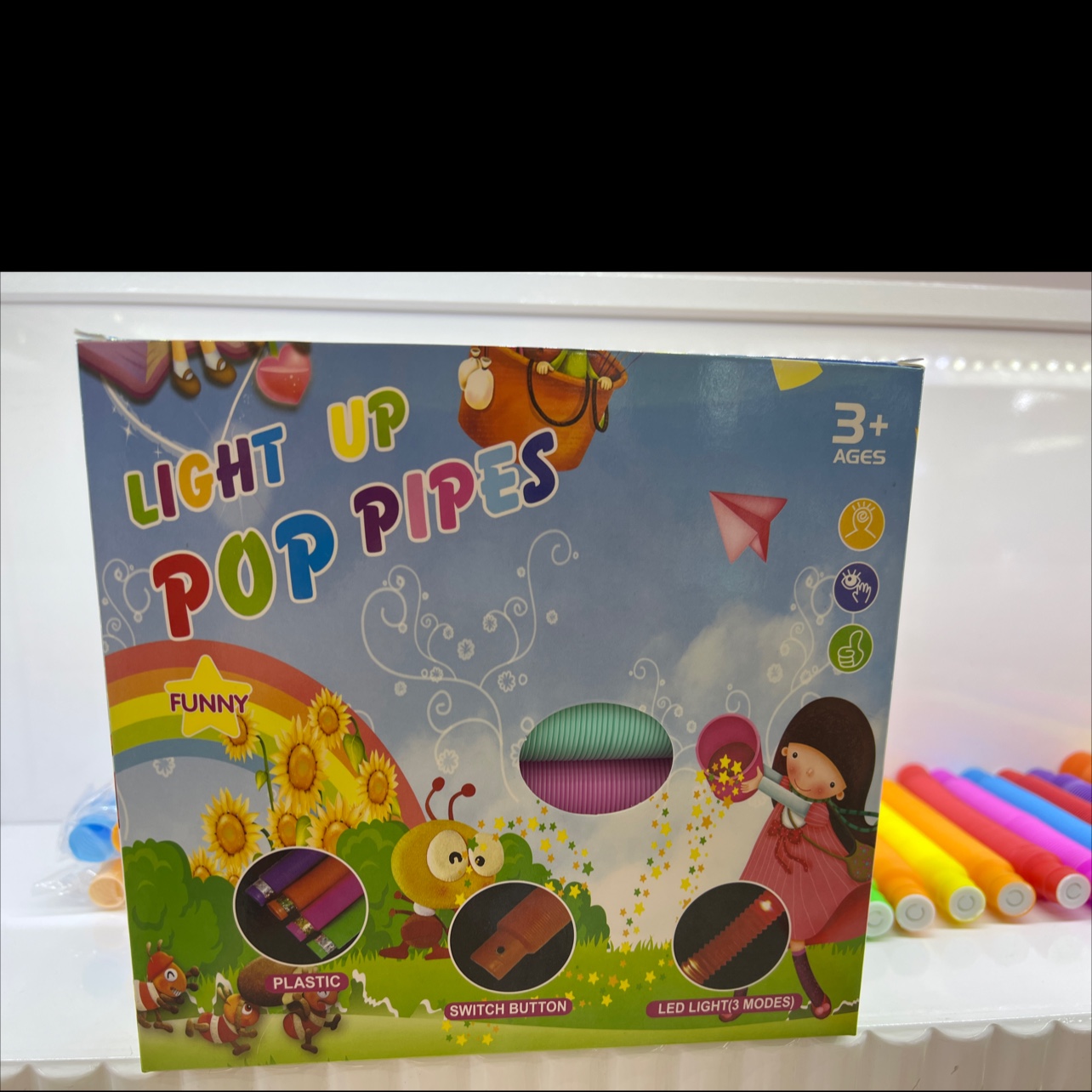 彩色带灯管、彩管、软管、塑料管