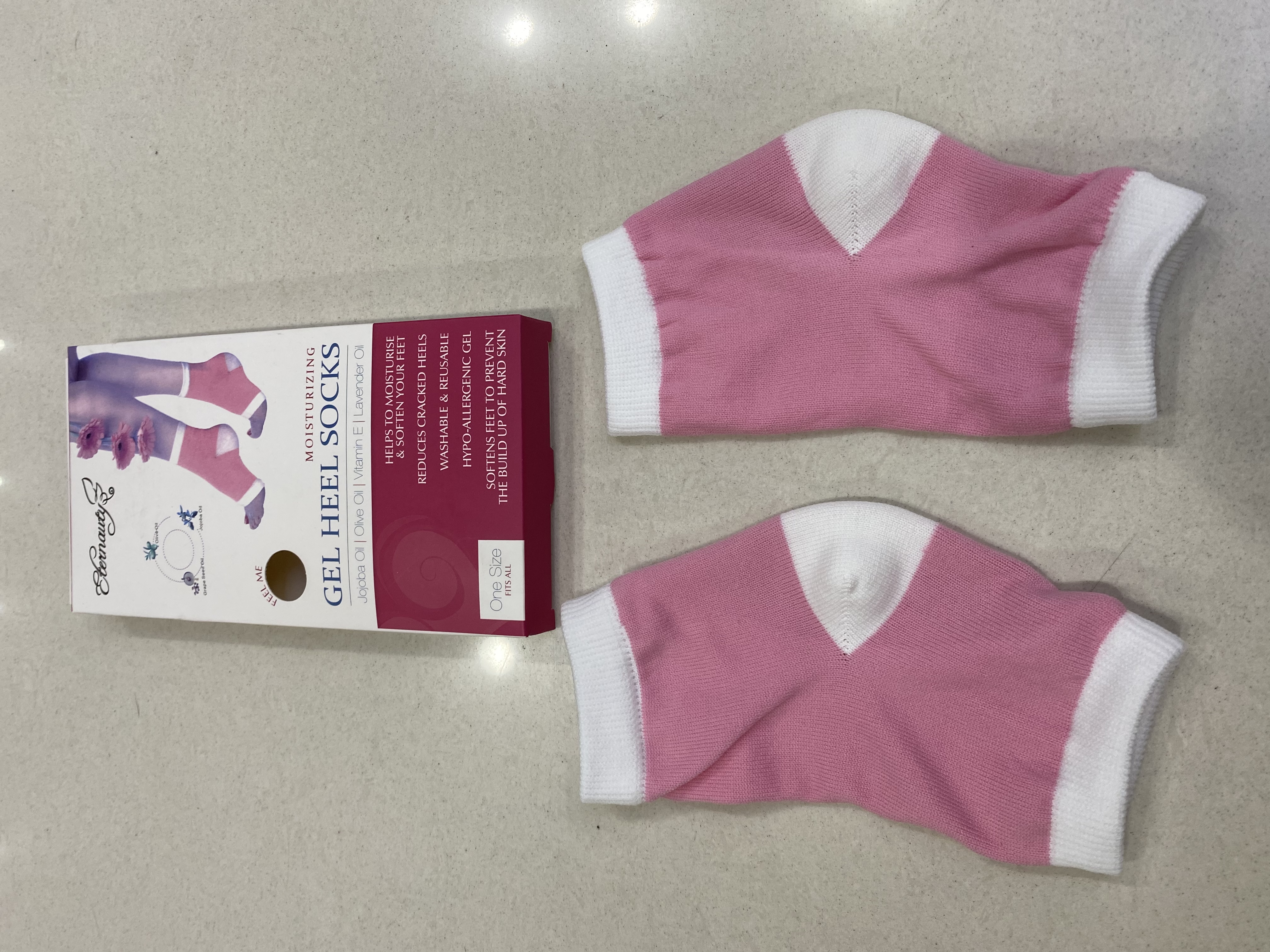 后袜白底实物图