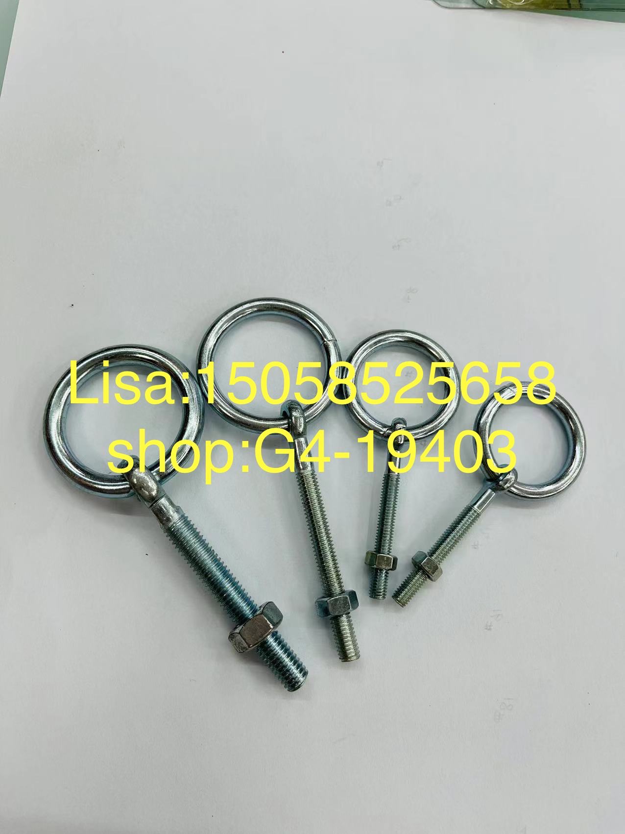 工厂直销自攻吊环螺丝。镀锌螺钉 SCREW HOOK