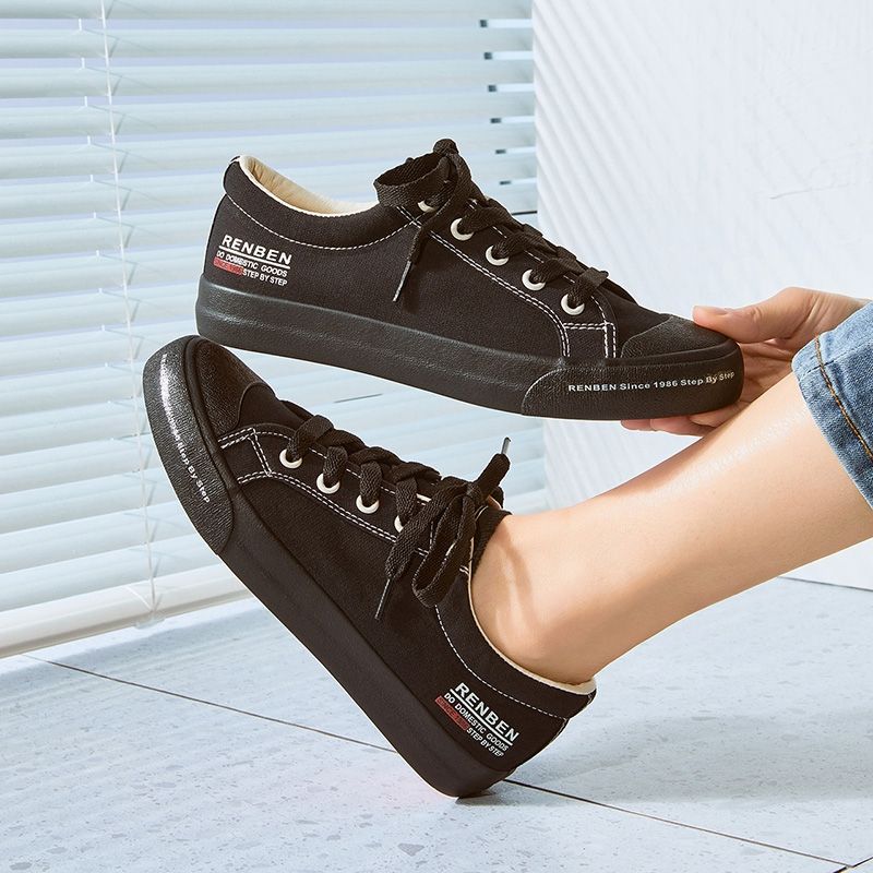 Renben 2022 Flat Board Shoes, casual canvas Shoes, men's and women's retro student spring New Sports shoes Application Scenario