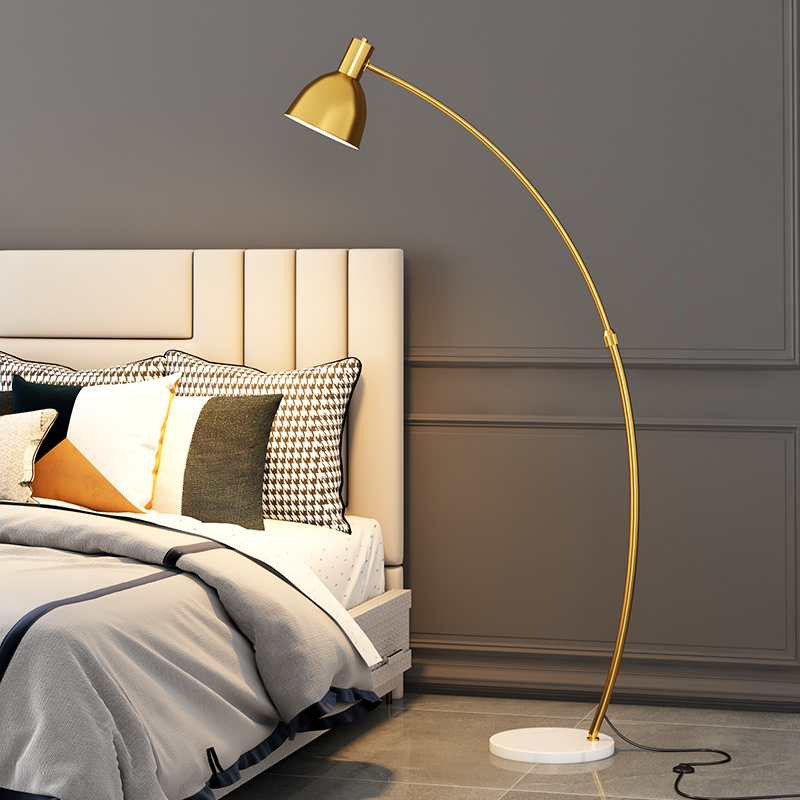 Modern light luxury style floor lamp details Picture