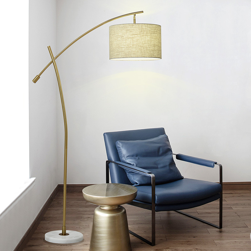 Retro-style floor lamp