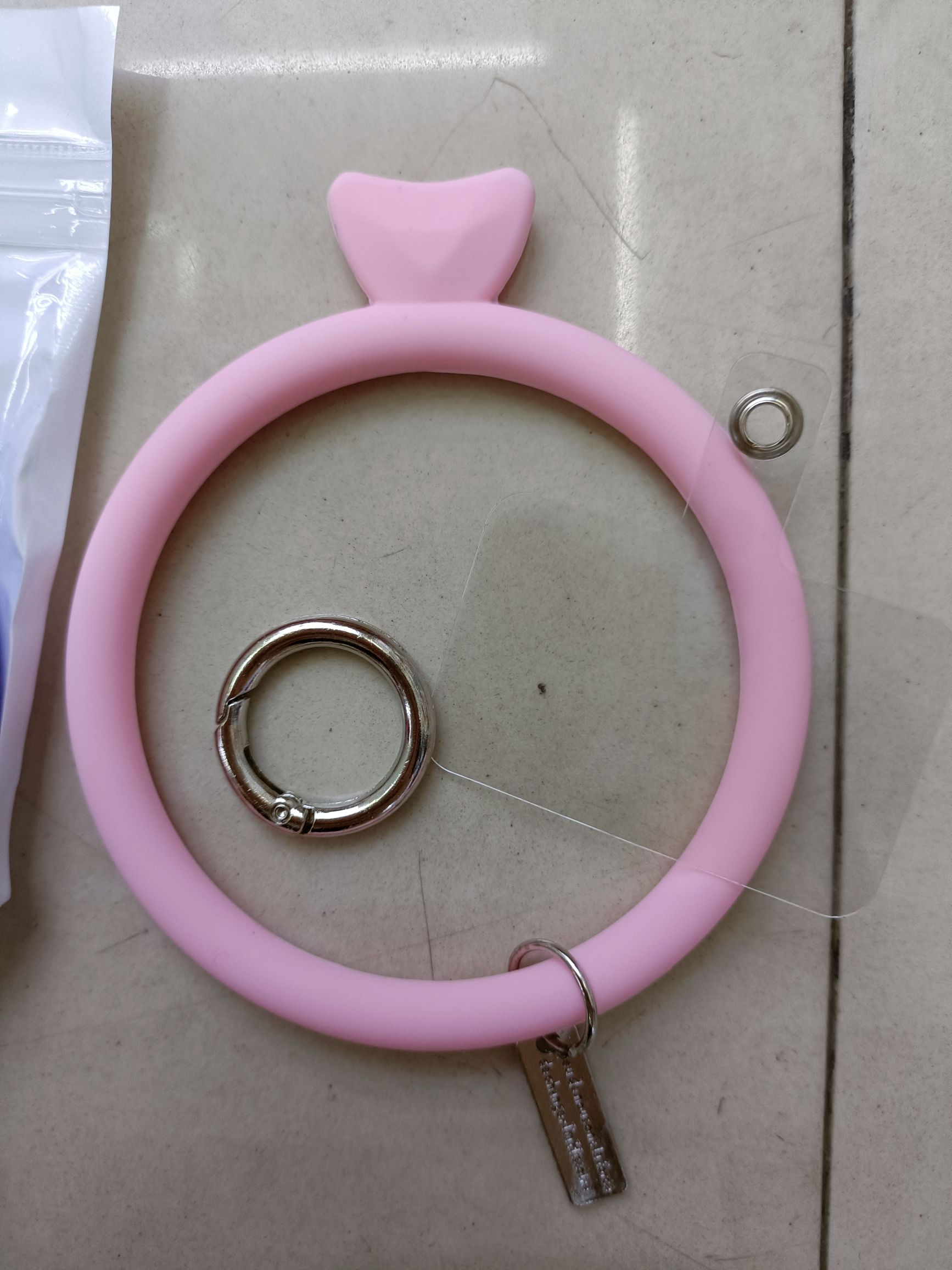 爱心手环卡片 手机防丢环详情图8