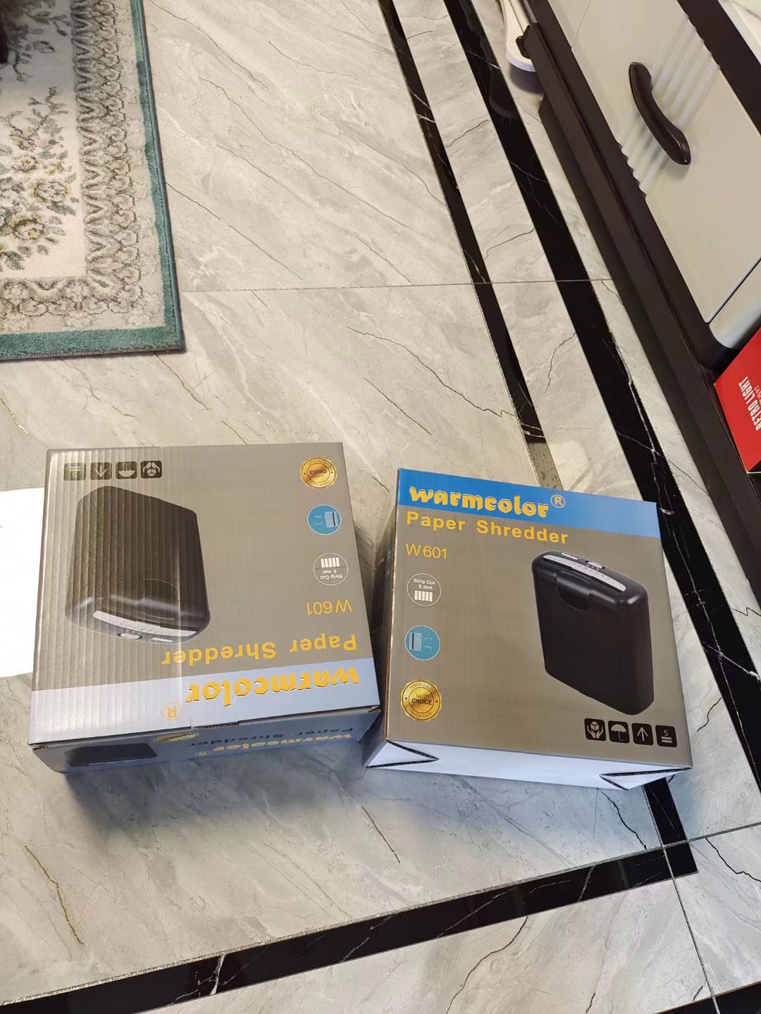 温彩碎纸机w60办公室自动家用颗粒状电动大功率商用便捷桌面纸张文件迷你小型粉碎机5级保密碾碎机光盘卡详情图8