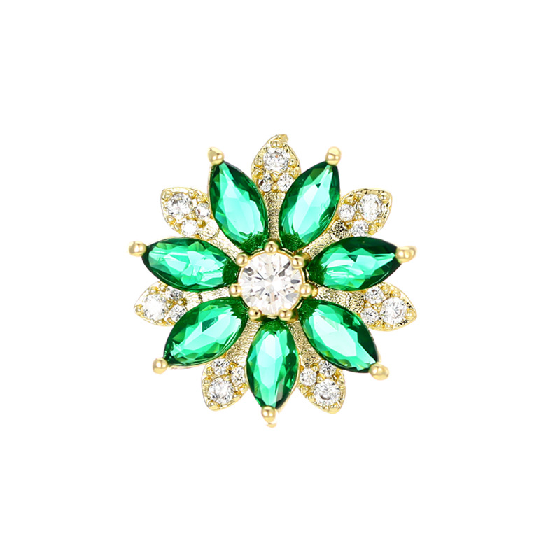 Simple and stylish Japanese and Korean female button-down small collar accessories, fashionable small ornaments, brooches, versatile coats for women, and fashionable corsages detail image 7