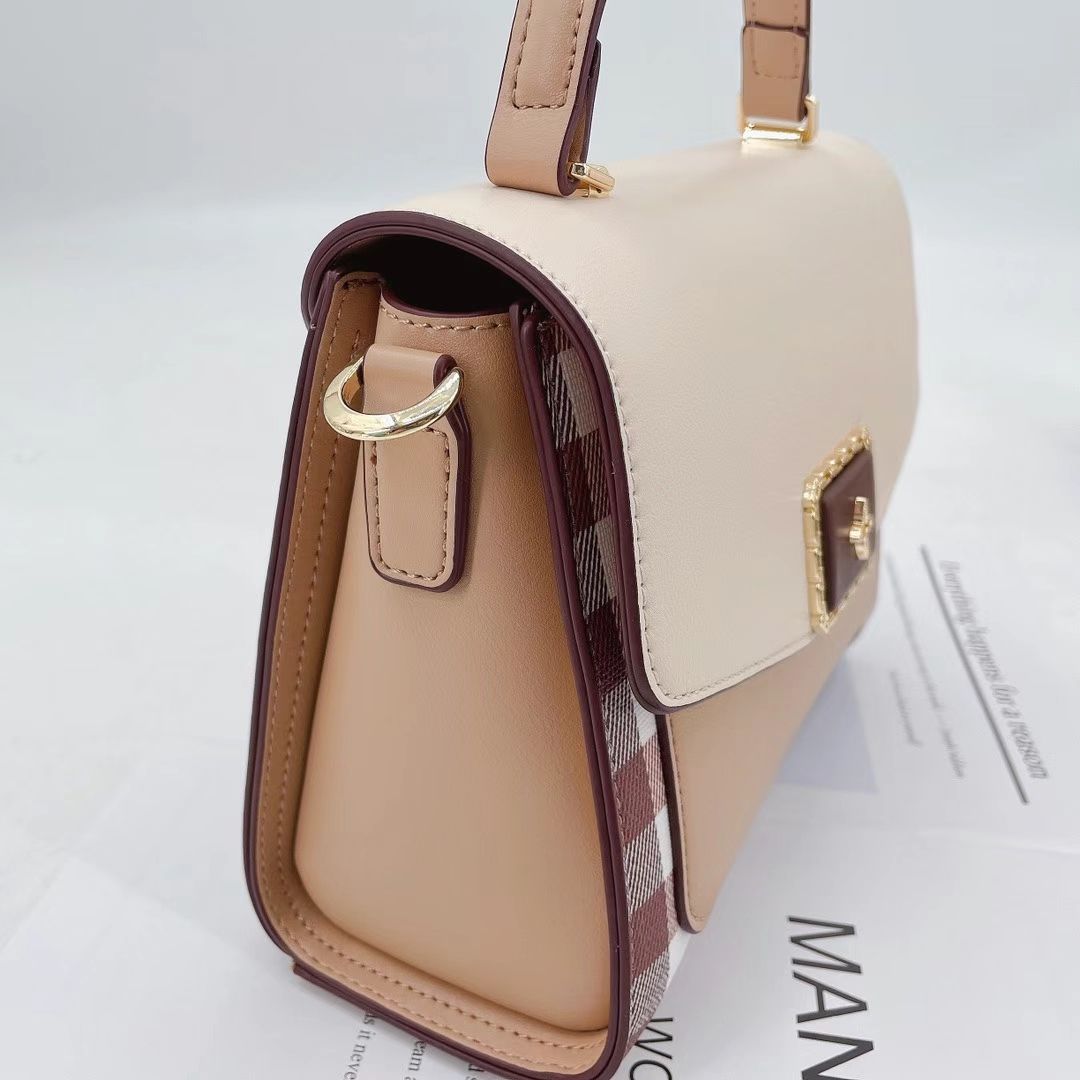 Mangoni Women's Bag Retro Mori Plaid Single Shoulder Crossbody Bag New Everything undefined