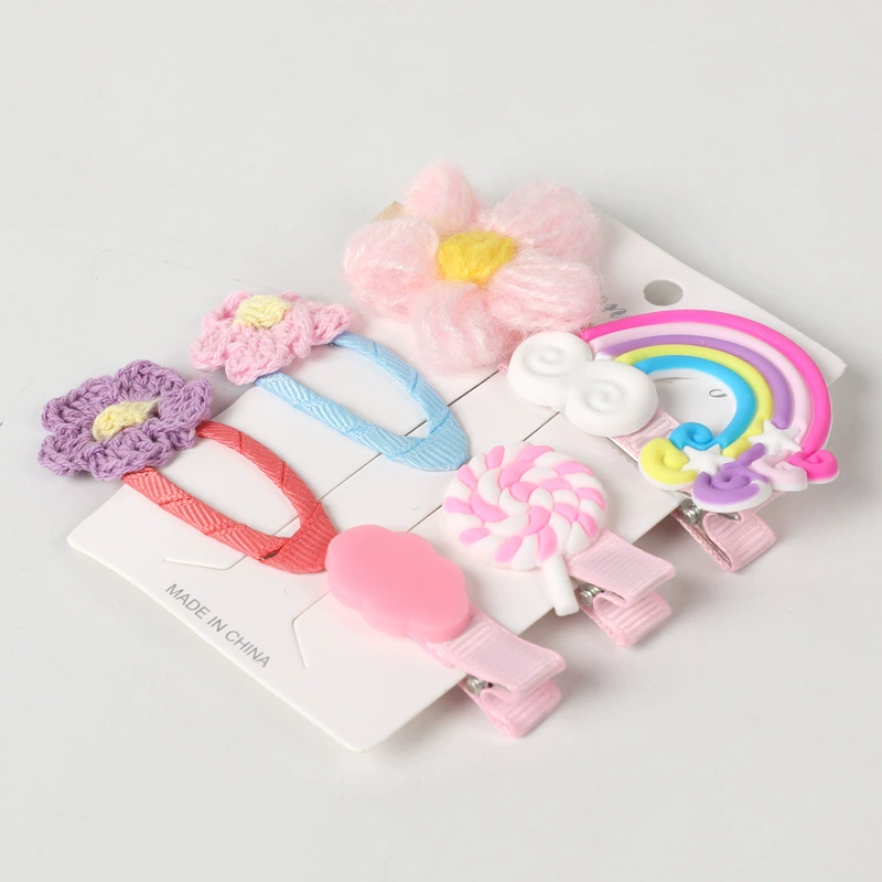 2022 Korean version Rainbow Clip, children's hair clip, cute hair accessory, student headwear, fringe clip, edge clip, girls' hair won't be damaged detail image 8