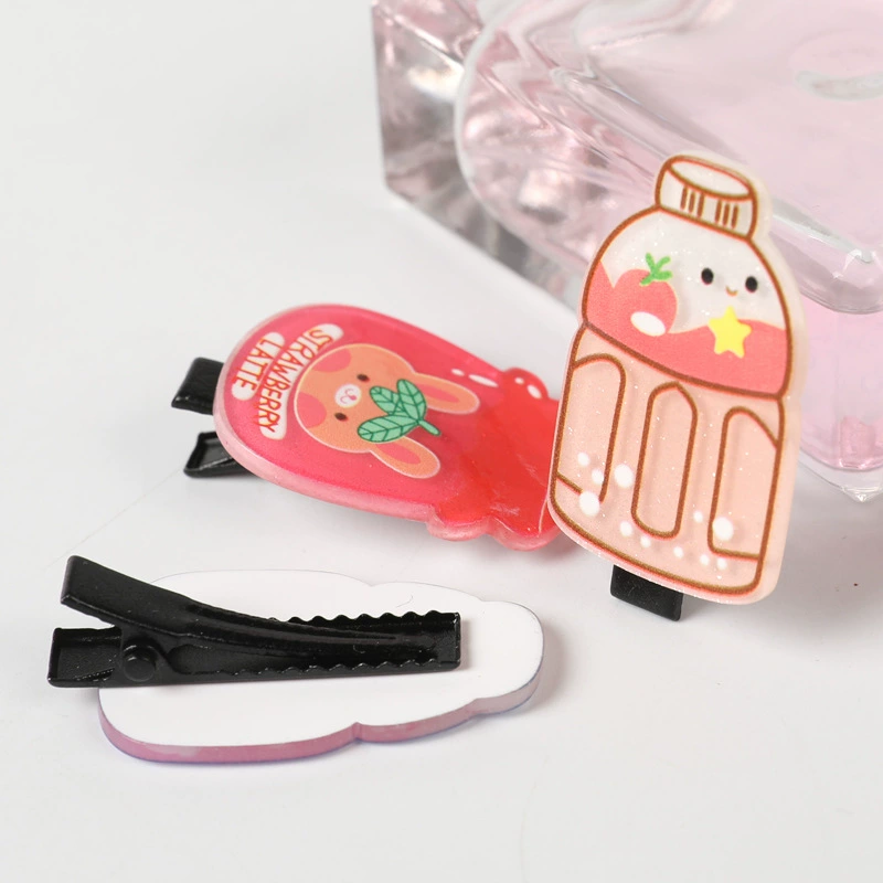 2022 New Children's Hair Clips, girls' hair clips, Korean version, cute princess, Flower Boy, side-clip bangs 10-piece set of small clips detail image 7