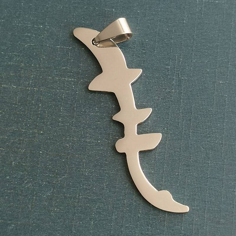 Wholesale of new stainless steel pendants and necklaces for foreign trade accessories, including men's and women's pendants and necklaces