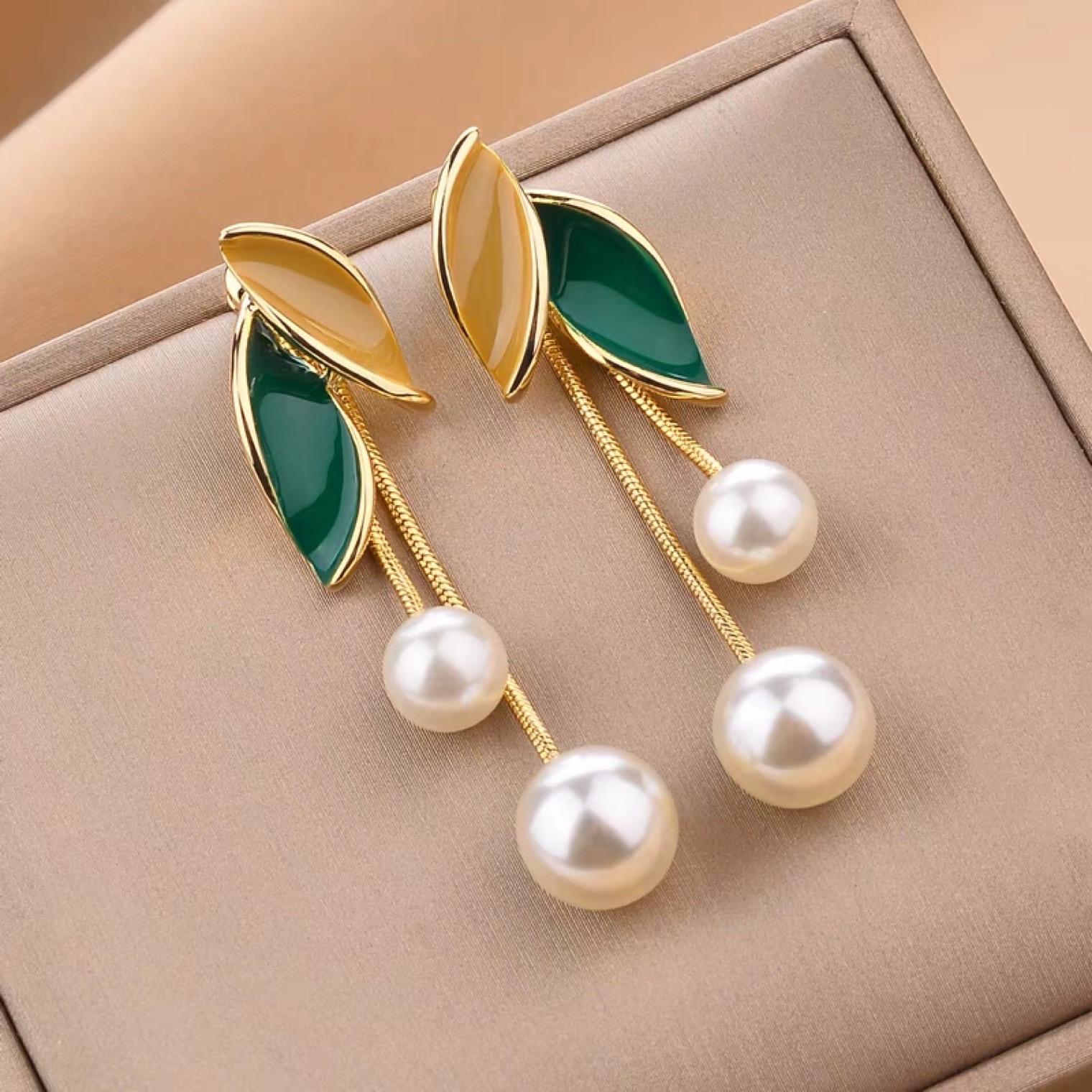 Pearl Tassel Earrings 2022 New Trendy Light Luxury High-end Earrings for Ladies -0113