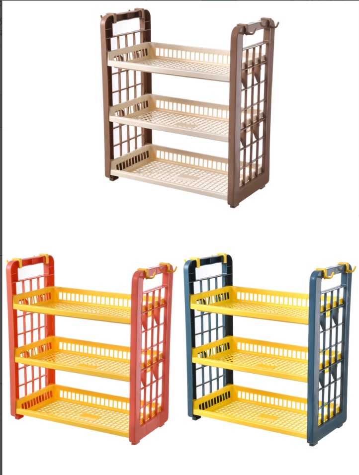 Desktop three-layer storage rack Specification image