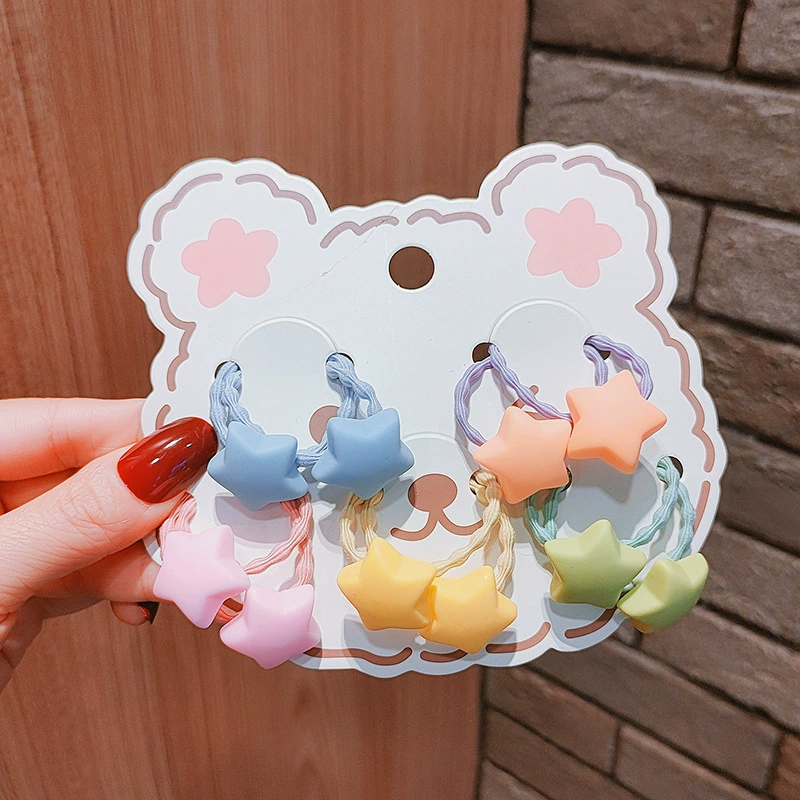 2022 New Han Dongdaemun Children's rubber Band, cute baby hair tie, high elasticity, no hair damage, Little girl princess hair band, hair accessory Specification image
