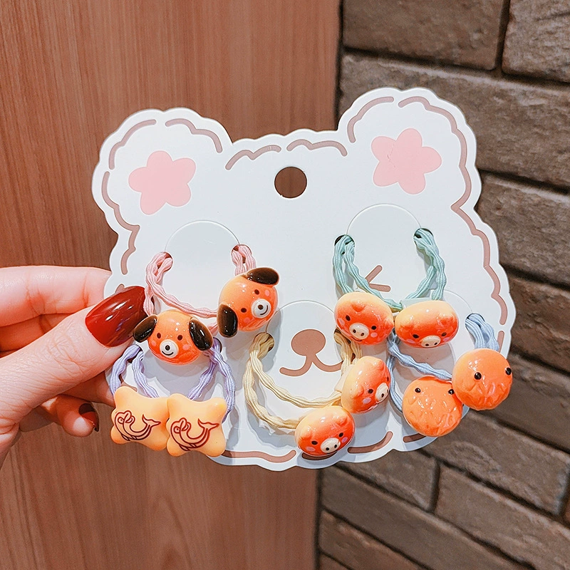 2022 New Han Dongdaemun Children's rubber Band, cute baby hair tie, high elasticity, no hair damage, Little girl princess hair band, hair accessory detail image 8
