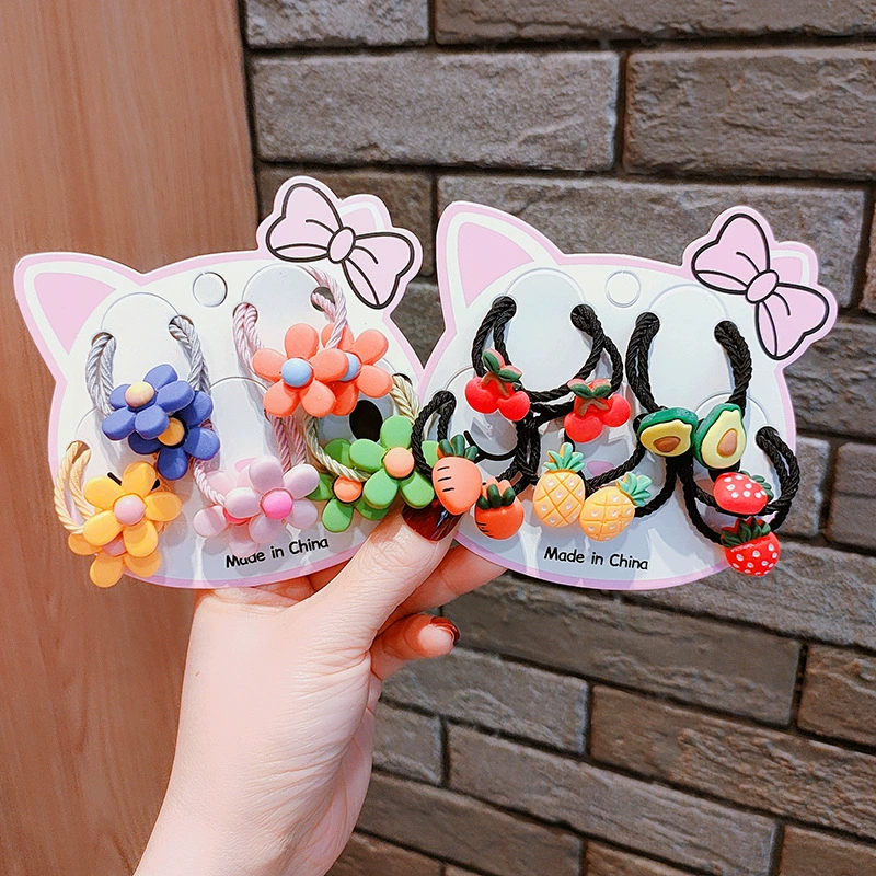 Baby hair bands, hair ties, no damage to hair, star hair bands, girls' headwear, candy high-elastic hair ties, children's hair accessories details Picture