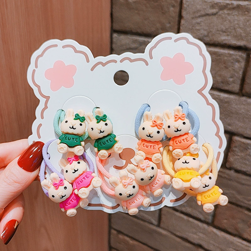 2022 New Han Dongdaemun Children's rubber Band, cute baby hair tie, high elasticity, no hair damage, Little girl princess hair band, hair accessory Application Scenario