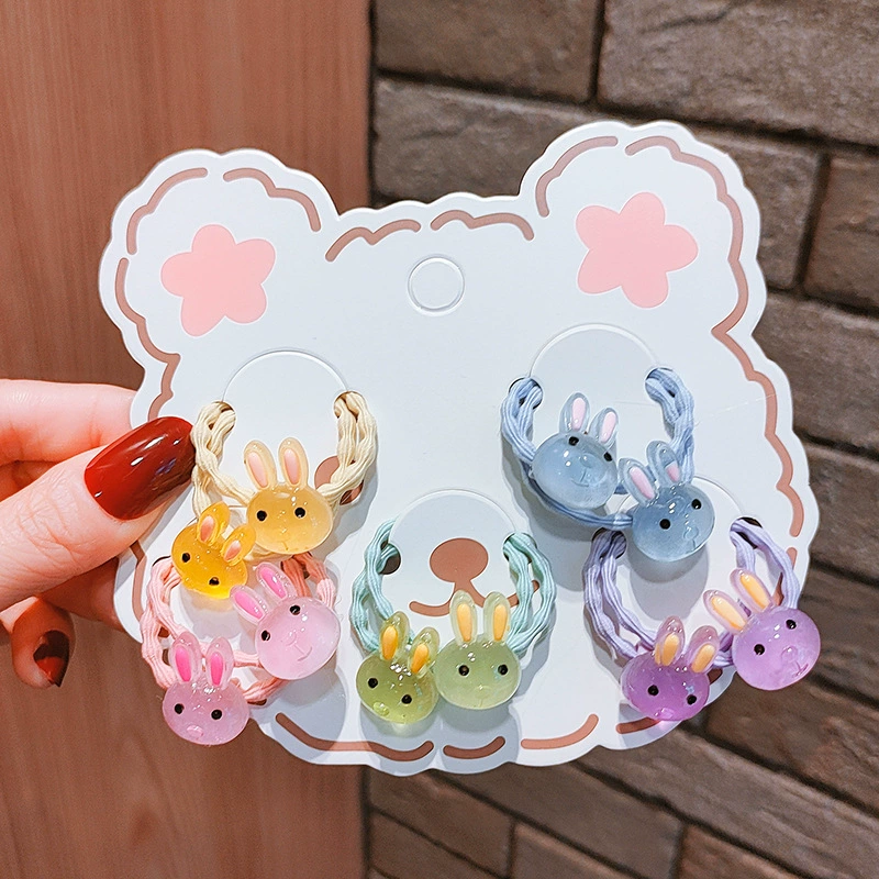 2022 New Han Dongdaemun Children's rubber Band, cute baby hair tie, high elasticity, no hair damage, Little girl princess hair band, hair accessory Item Picture