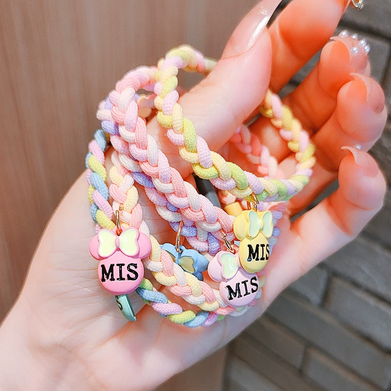 2022 Korean version popular hair tie, summer small rubber band bracelet, braid hair band, hair bun, hair accessory, hair tie, Korean headwear detail image 2