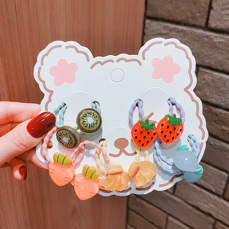 2022 New Han Dongdaemun Children's rubber Band, cute baby hair tie, high elasticity, no hair damage, Little girl princess hair band, hair accessory detail image 6
