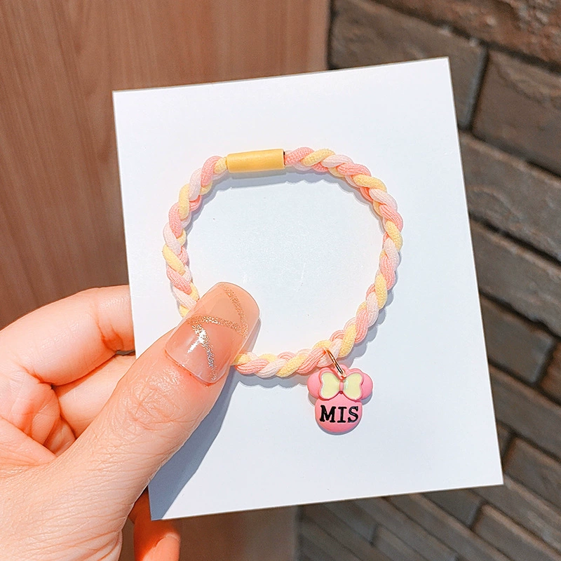 2022 Korean version popular hair tie, summer small rubber band bracelet, braid hair band, hair bun, hair accessory, hair tie, Korean headwear detail image 8