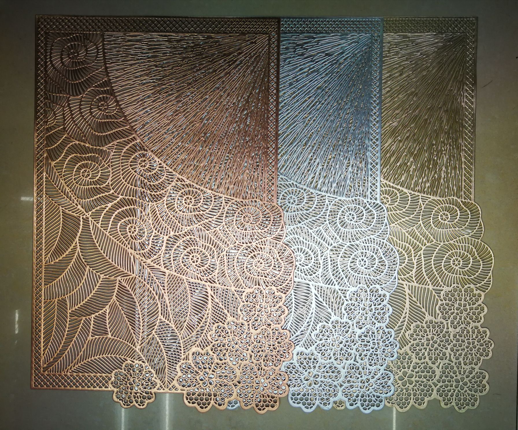 Placemat, Pvc Placemat, Environmentally Friendly Placemat, Thermal Insulation, Multi-Purpose Placemat undefined