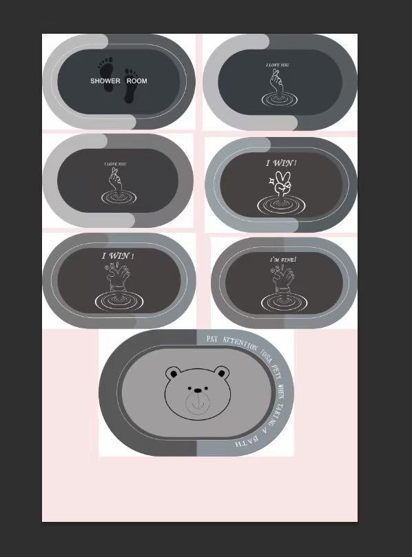 硅藻泥/防滑地垫/吸水性强细节图