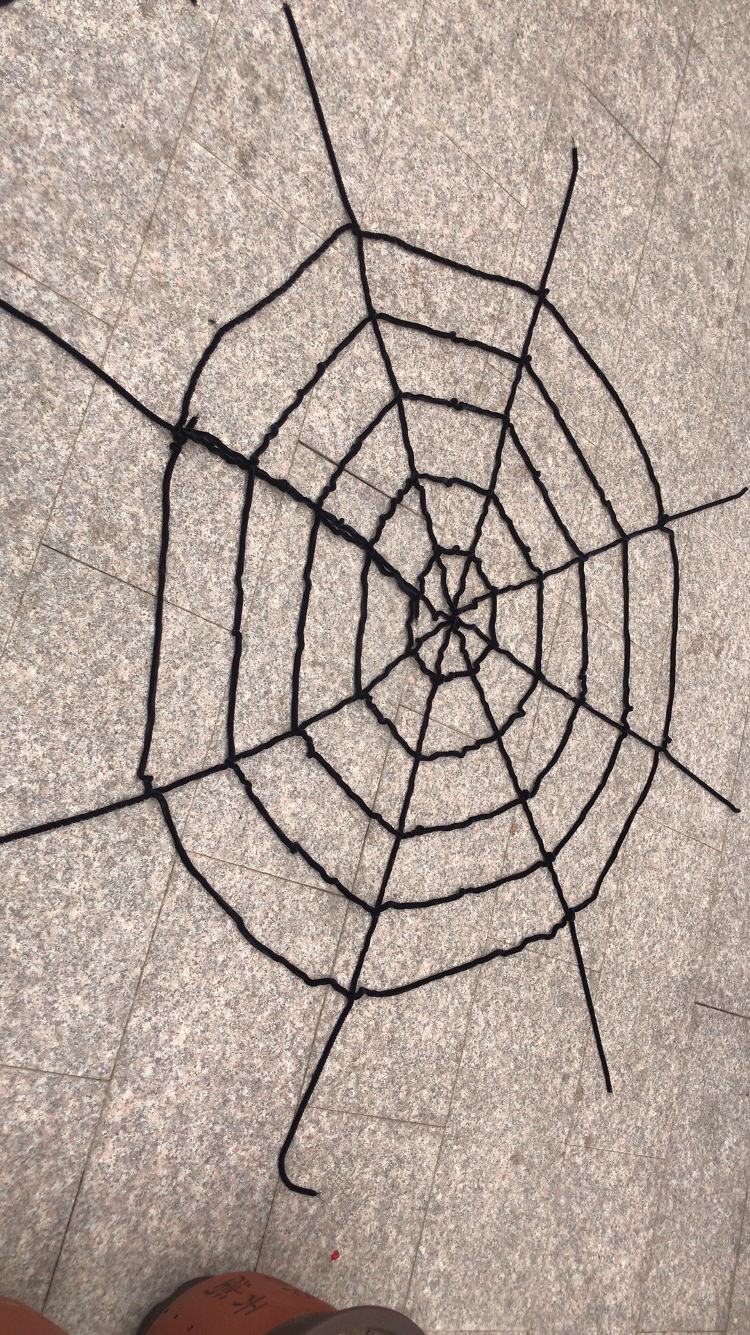 Halloween spider web Specification image
