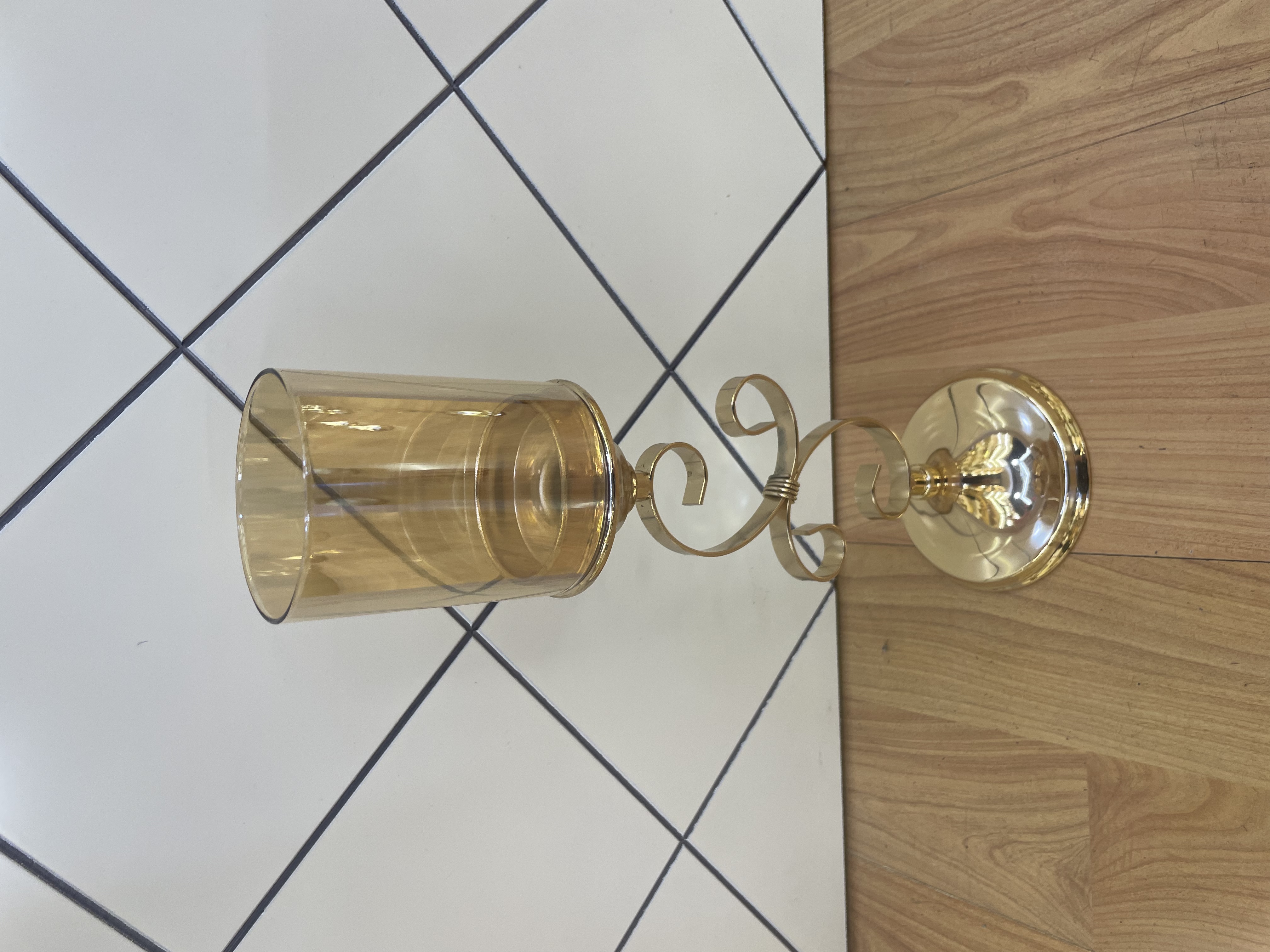 金属工艺品/合金烛台/烛台白底实物图
