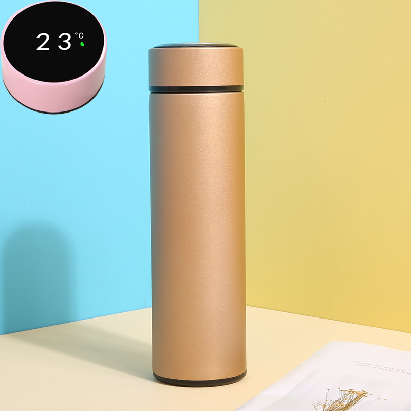 保温杯 304双层不锈钢智能保温杯 水杯 LED温度显示 商务办公礼品杯详情17