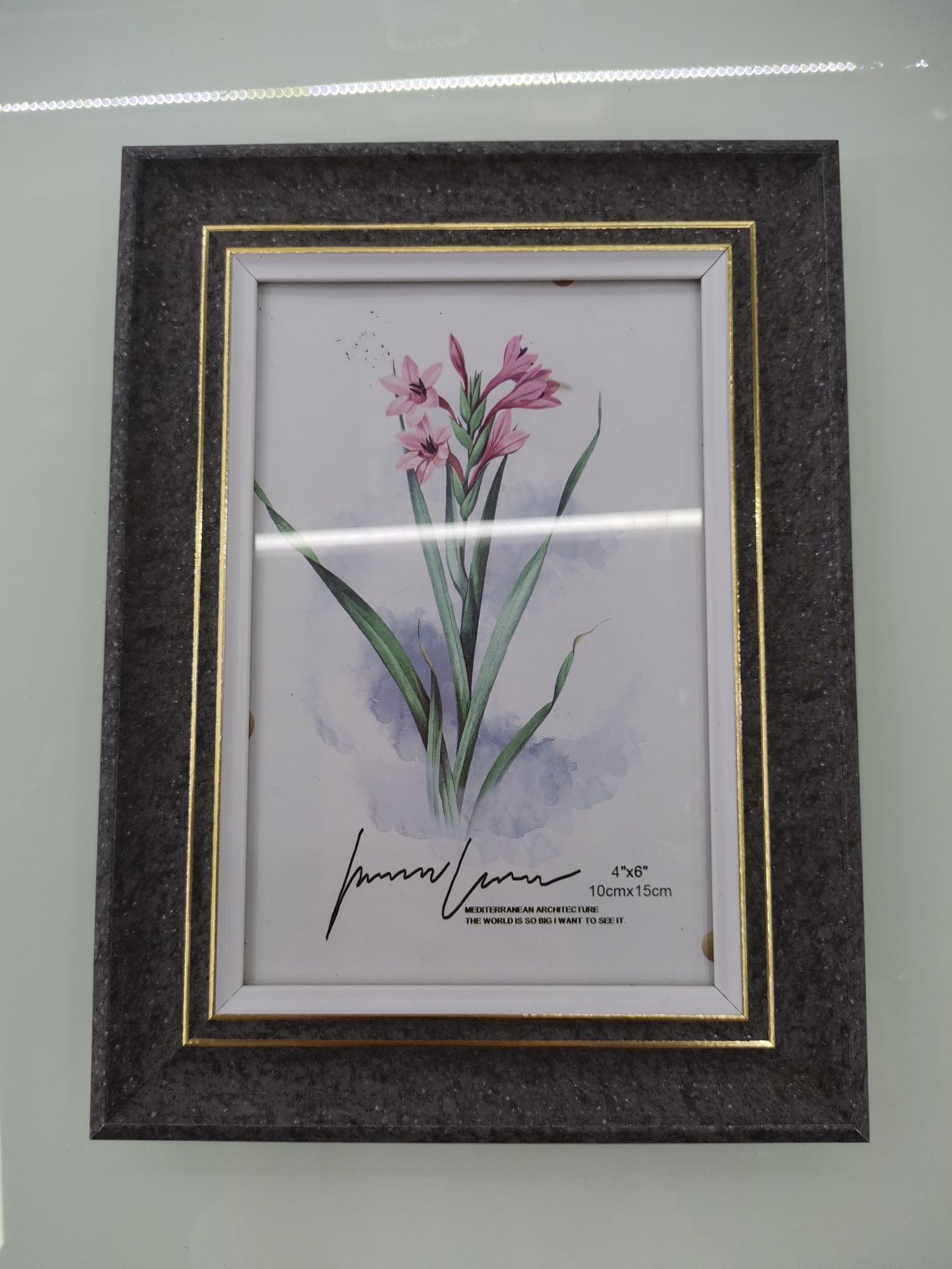 Indoor decoration resin photo frame manufacturer wholesale stock square photo frame display stand Specification image