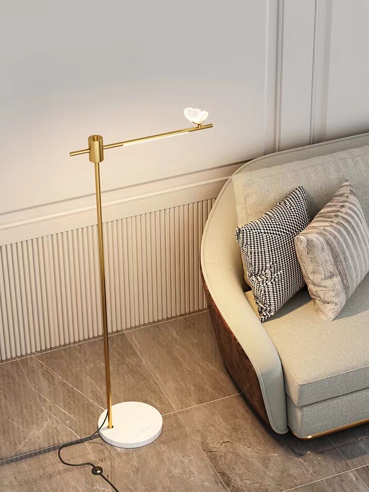 Light luxury butterfly floor lamp Specification image
