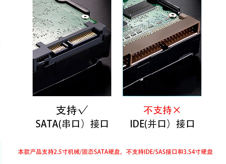 易驱线 2.5寸固态机械硬盘线USB3.0转SATA  驱线SATA硬盘转接线详情7