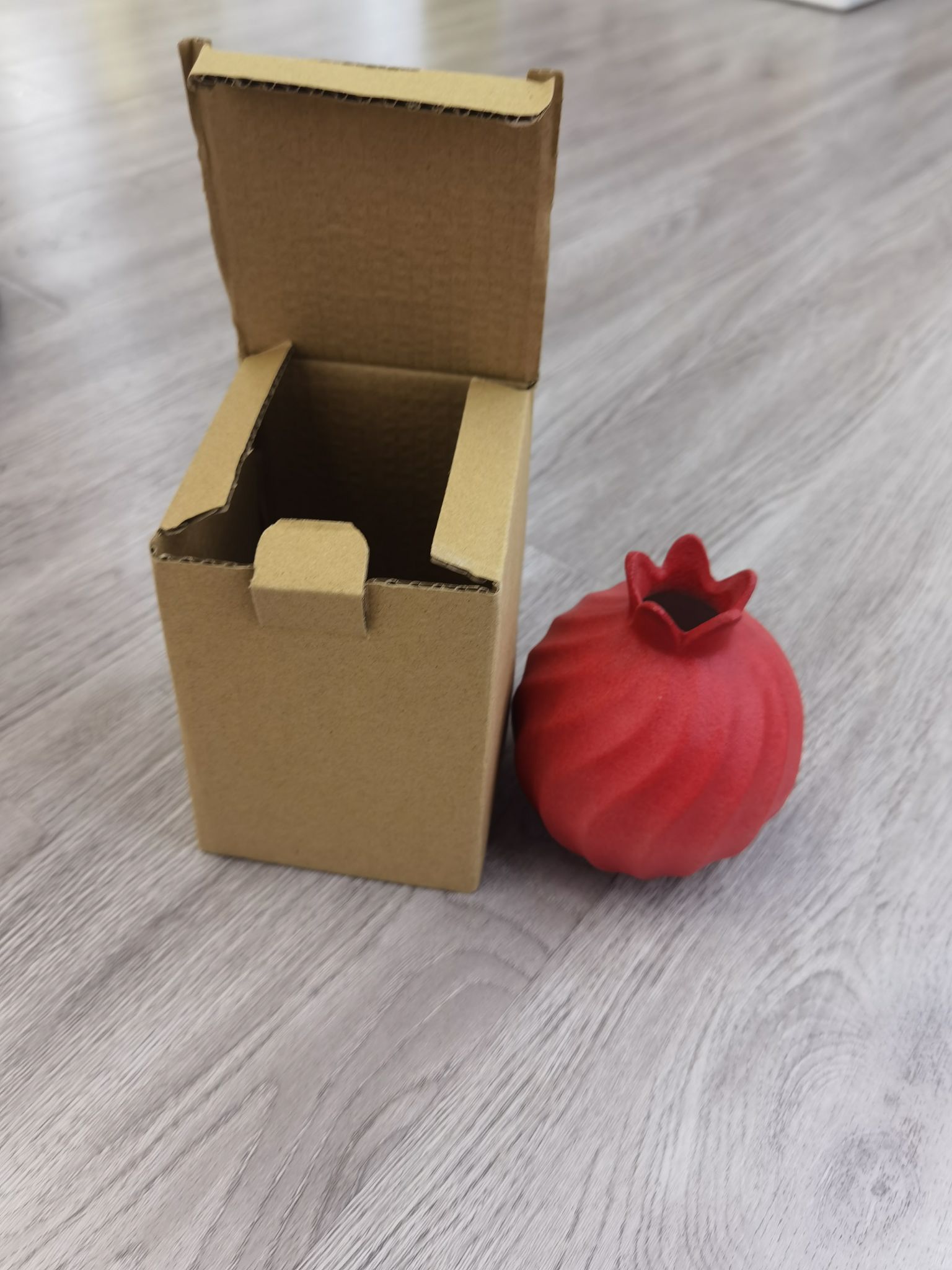 石榴器型插花器 陶瓷水培花盆 客厅桌面 办公桌摆件详情图1